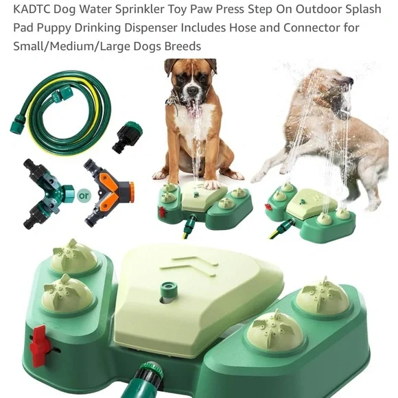 KADTC Dog outdoor drinking fountain 2-in-1 function,drinking fountain &sprinkler - Picture 2 of 12